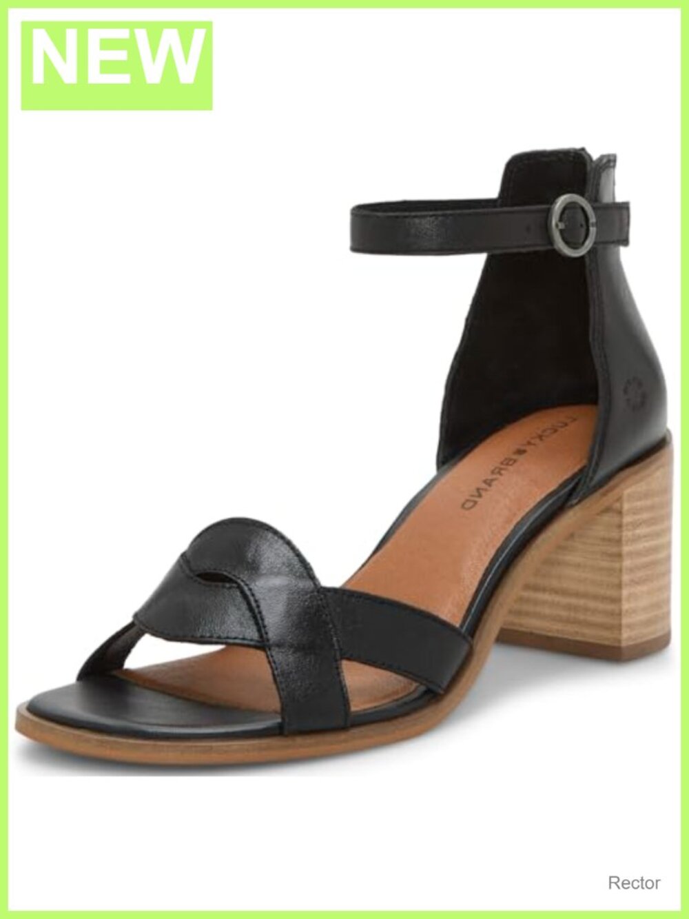 Lucky Brand Sarwa Ankle Strap Sandals Heeled Sandals